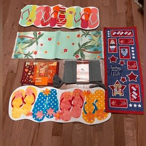 6 table runners, some used some new